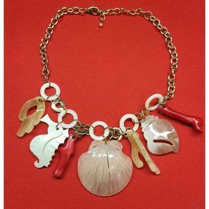 Beach Sea Ocean Themed Acrylic Necklace